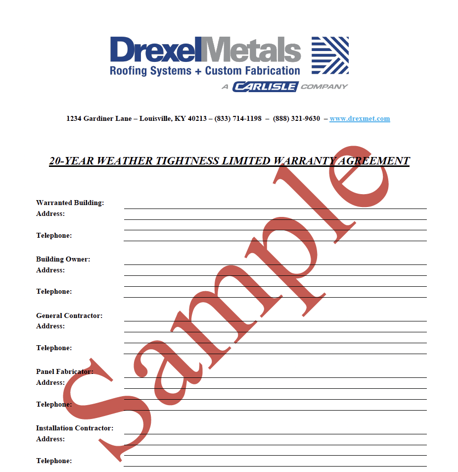 drexel metals product card